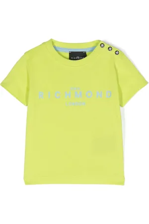 John Richmond Playera con logo estampado