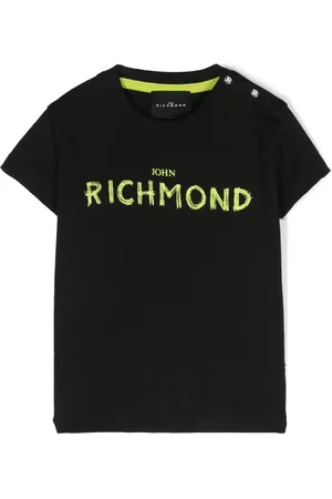 John Richmond Playera con logo estampado