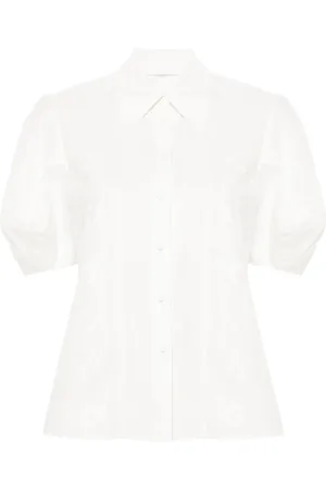 Chloé Camisa de popelina con detalle bordado
