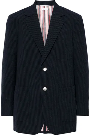 Thom Browne Blazer de tejido seersucker