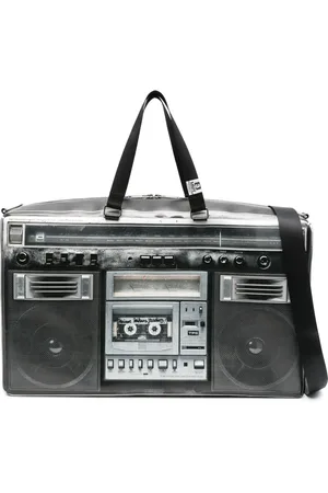 Maison Mihara Yasuhiro Tote con estampado Boombox