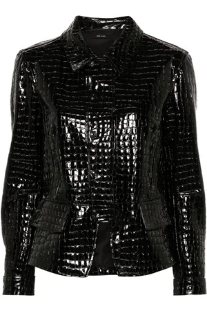 Tom Ford Chamarra con acabado de charol