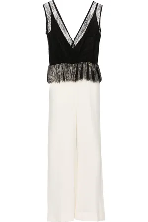 Twin-Set Jumpsuit con cuello en V