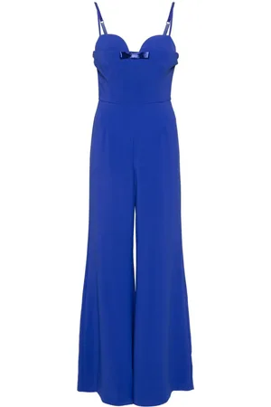 Elisabetta Franchi Jumpsuit ancho con detalle de moño