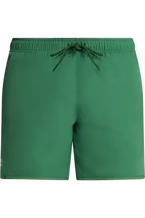 Lacoste Shorts de playa con cordones en la pretina y aplique del logo