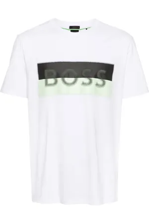 HUGO BOSS Playera manga corta con aplique del logo