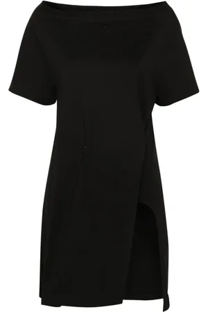 Courrèges Vestido corto con diseño asimétrico