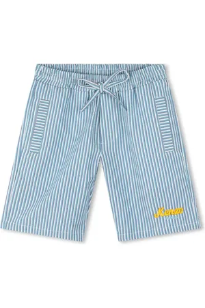 Kenzo Shorts con logo bordado y motivo de rayas