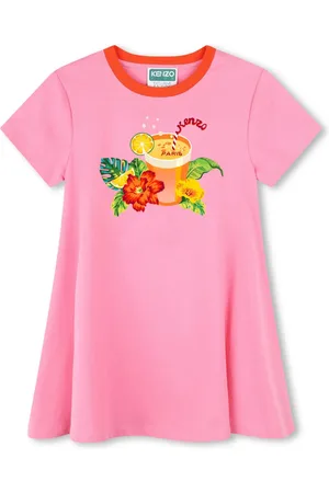 Kenzo Vestido con estampado gráfico
