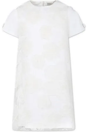 Simonetta Vestido con apliques florales