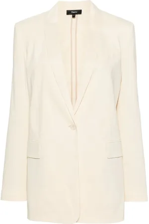 THEORY Blazer con botones y solapas de esmoquin