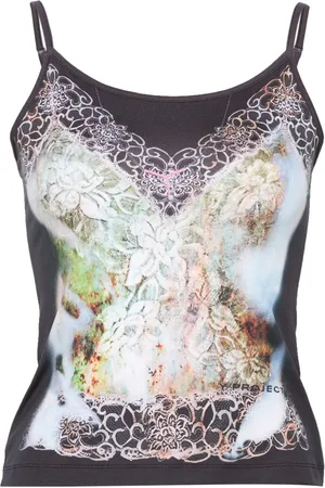 Y / PROJECT Top con estampado gráfico