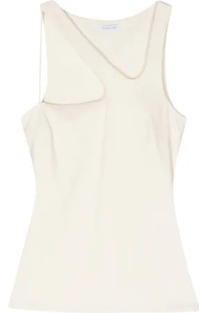 Patrizia Pepe Camiseta asimétrica con aberturas
