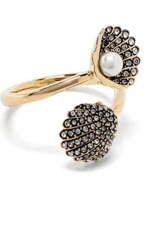 Swarovski Anillo Idyllia con motivo de concha