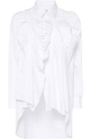 Comme des Garçons Camisa fruncida