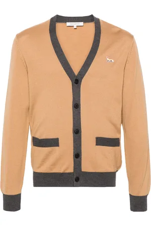 Maison Kitsuné Cárdigan con parche Baby Fox