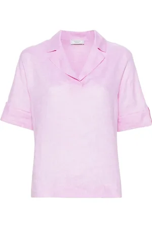 PESERICO SIGN Playera con collar de muesca