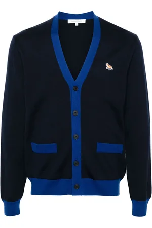 Maison Kitsuné Cárdigan con parche Baby Fox