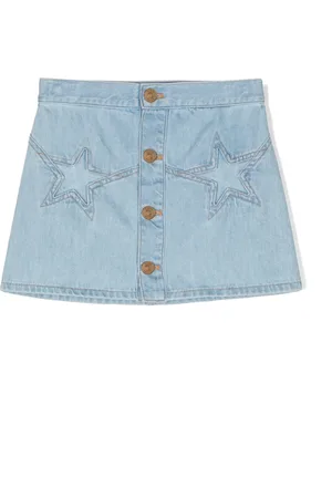 VERSACE Falda corta con estrella bordada