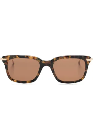 Thom Browne Lentes de sol con armazón cuadrada