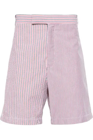 Thom Browne Shorts con motivo de rayas