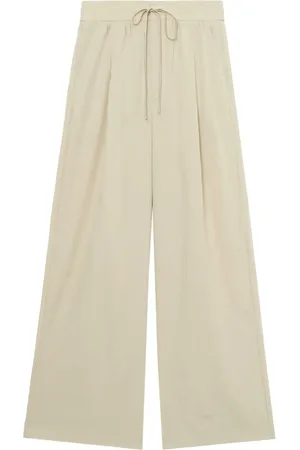 B+AB Pantalones anchos con detalle de pinzas