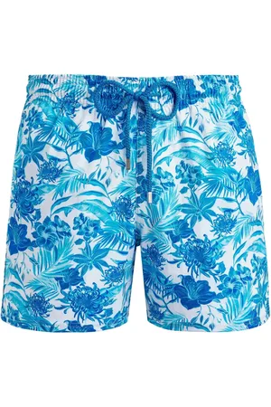 Vilebrequin Shorts de playa con estampado floral