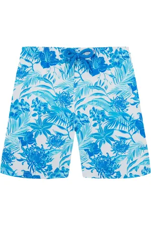 Vilebrequin Shorts de playa con apliques florales