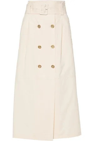 Twin-Set Falda con placa del logo
