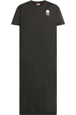 Kenzo Vestido estilo playera Boke Flower