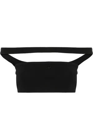 Courrèges Top tejido fino de canalé