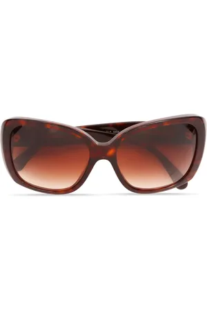 CHANEL Lentes de sol con armazón oversize 2000