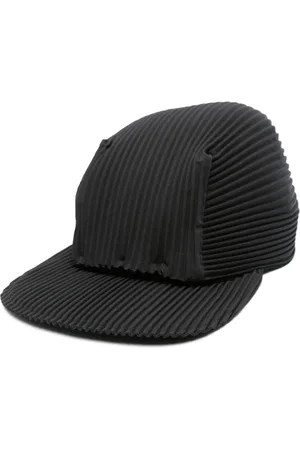 Issey Miyake Gorra con efecto plisado