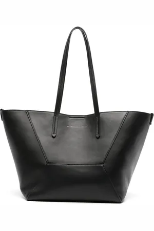 Brunello Cucinelli Tote con logo en relieve