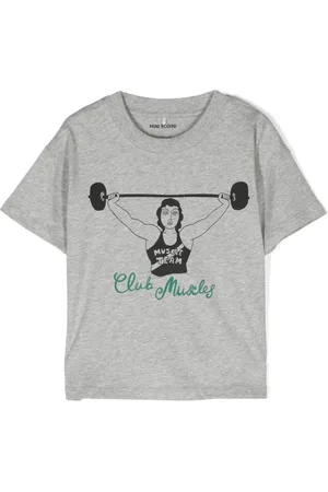 Mini Rodini Playera Club Muscles
