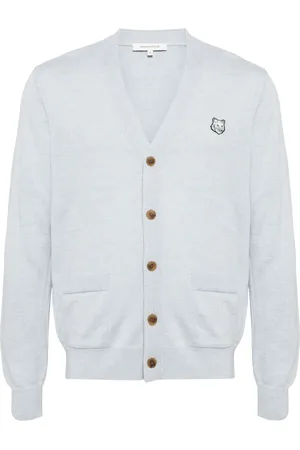 Maison Kitsuné Cárdigan con aplique Fox Head