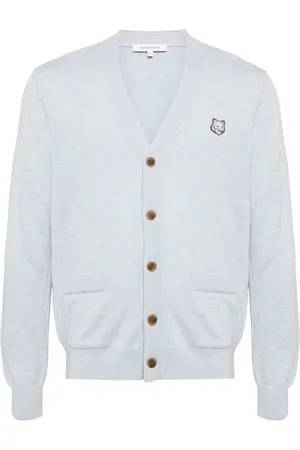 Maison Kitsuné Cárdigan con aplique Fox Head