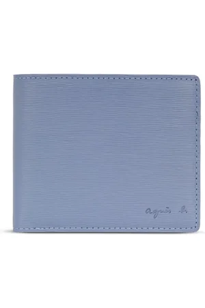 AGNÈS B. Cartera plegable con logo en relieve