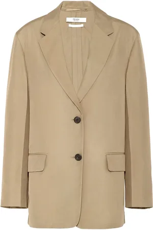 Prada Blazer de seda con botones