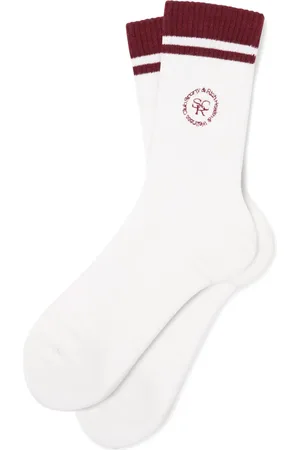 Sporty & Rich Calcetines con logo bordado