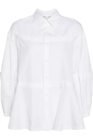 Comme des Garçons Camisa con bordes sin rematar