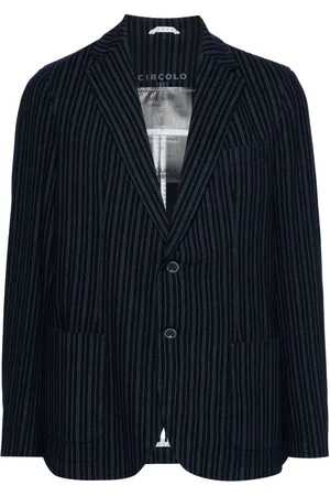 Circolo Blazer con motivo de rayas y botones