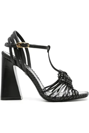Roberto Cavalli Sandalias con correas entretejidas