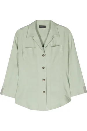 LORENA ANTONIAZZI Camisa con cuello cubano