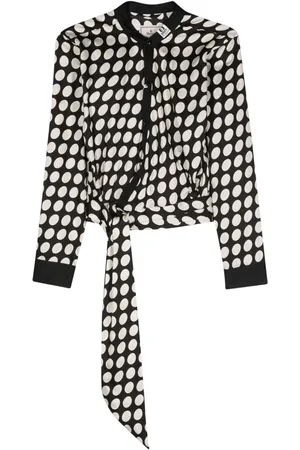 Maison Mihara Yasuhiro Camisa con motivo de lunares