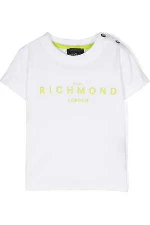 John Richmond Playera con logo estampado