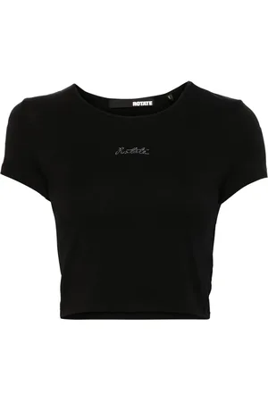 ROTATE Playera corta con logo bordado