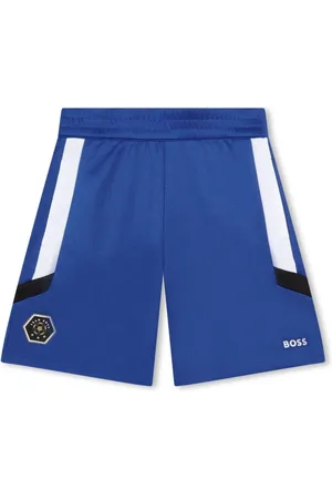 HUGO BOSS Bermudas con pretina elástica y logo estampado