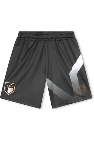 HUGO BOSS Bermudas con pretina elástica y logo estampado