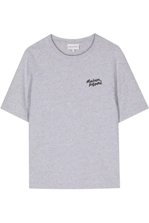 Maison Kitsuné Playera con logo bordado